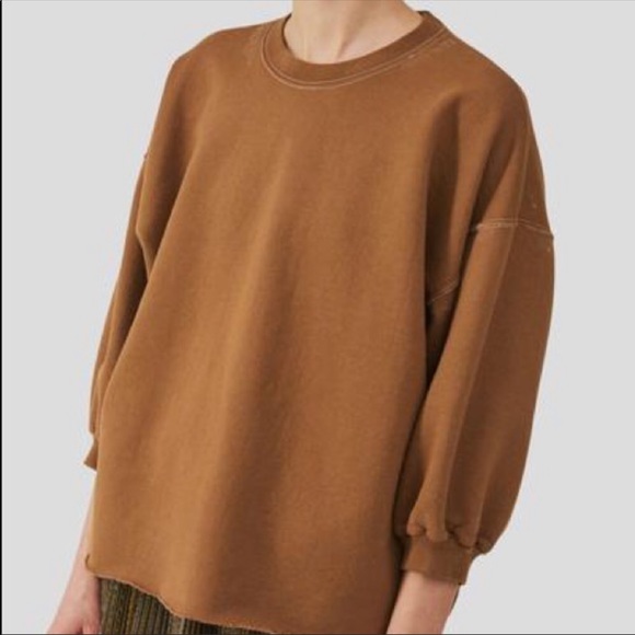 Rachel Comey Sweaters - Rachel Comey Fond Sweatshirt in Bark XS/S